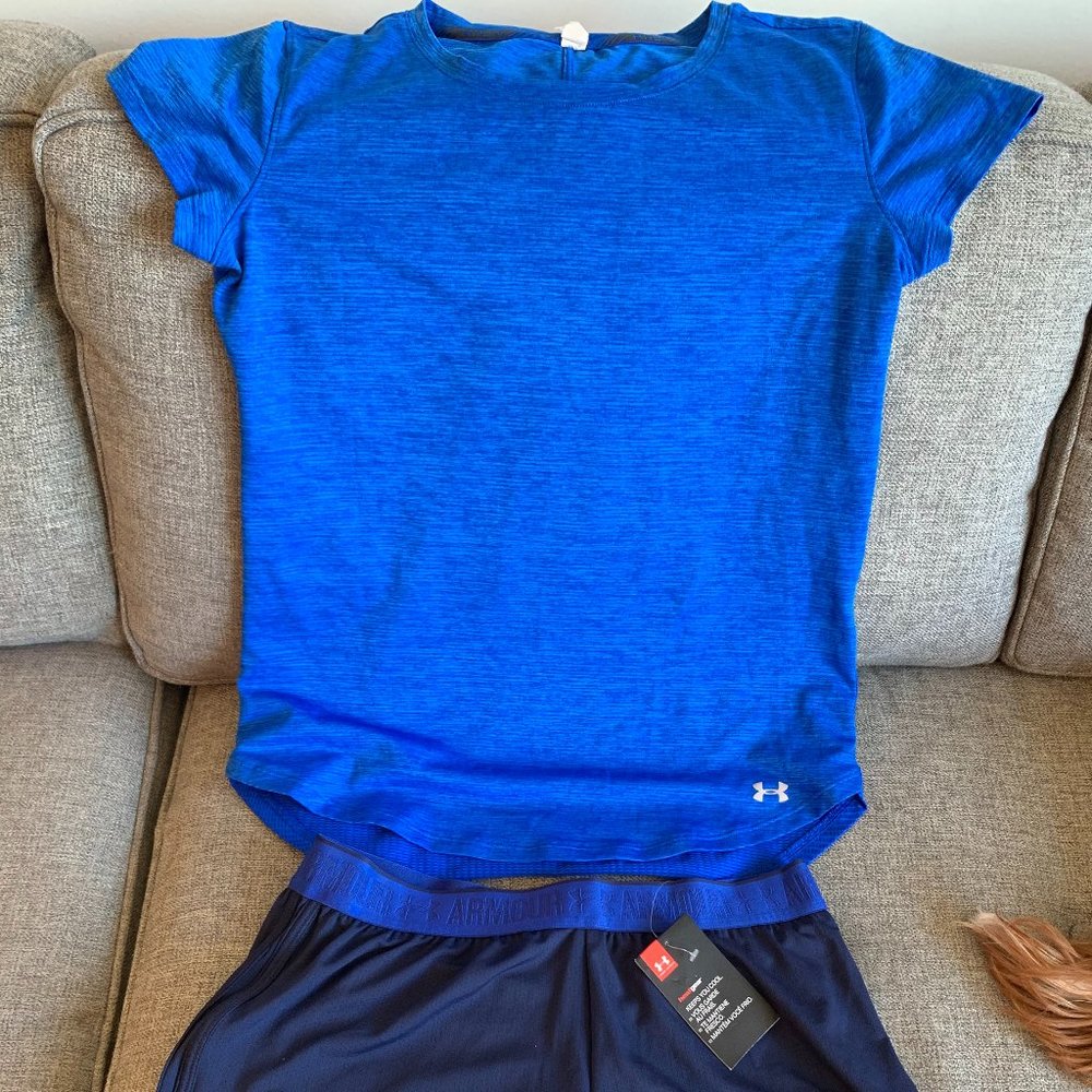Under Armour workout outfit
